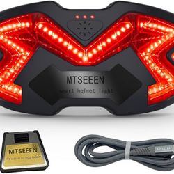 Motorcycle Helmet Light, Black-Out Color, Waterproof, Super Brightness