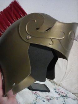 Trojan helmet for Halloween
