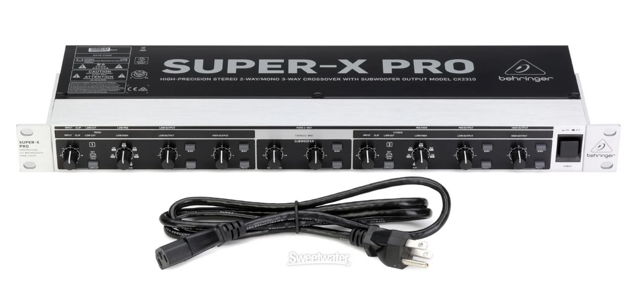 Behringer Super-X Pro CX2310 V2 Multi-channel Crossover with Subwoofer Output