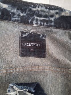 Men's jean jacket size 3x