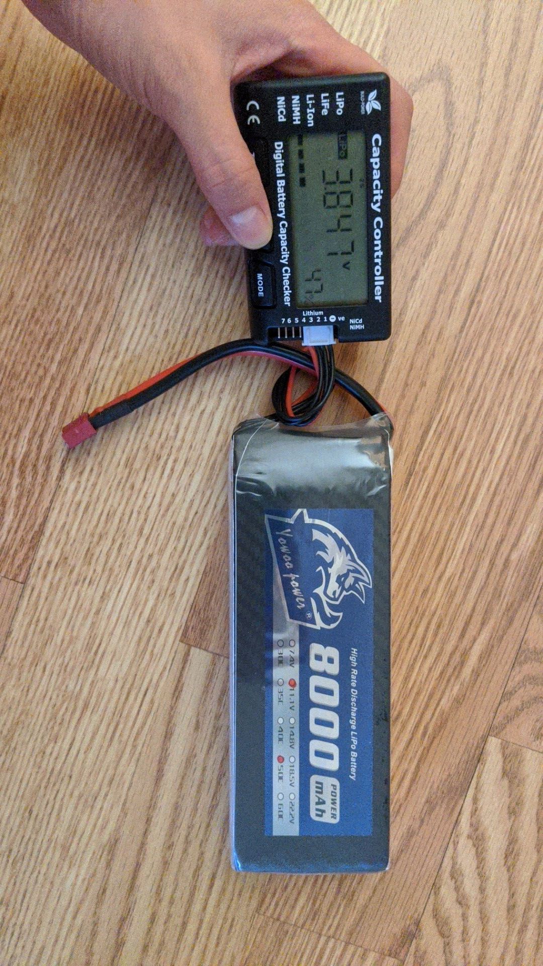 Brand new 11.1v 3s 8000mah 50c RC lipo battery with deans plug