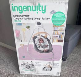 Ingenuity SimpleComfort Compact Soothing Swing – Parker