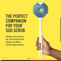 Sud Scrub Set, Body & Face Scrubber, With Stick