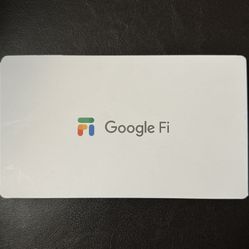 Google Fi Regular Talk Text Data SIM Card