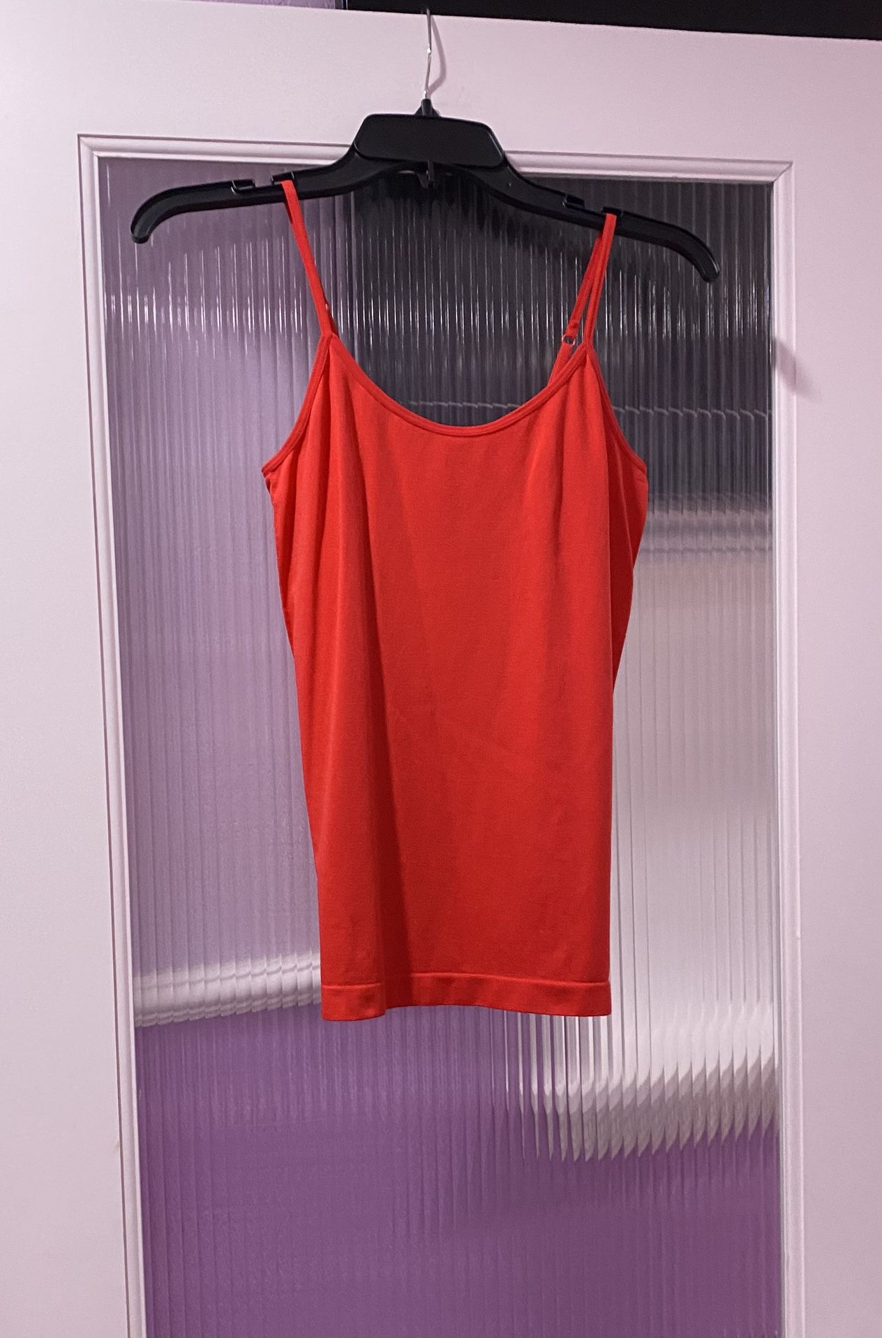 Red tank top