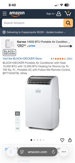 Black +Decker Air conditioner