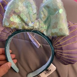 Disney Little Mermaid Minnie Ears 
