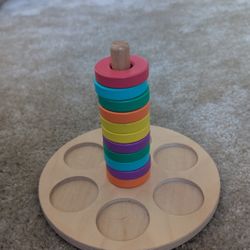 Lovevery Flexible Ring Stacker( 1 Ring Is Missing)