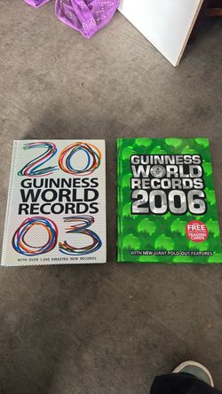 2003 & 2006 Guinness world Records book