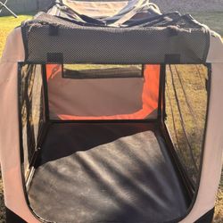 Dog Kennel Large Dog Crate Dog Bed Pet Supplies Canvas Zipper 