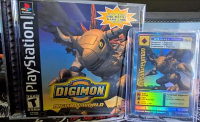 Digimon World PlayStation 1 (With Card)