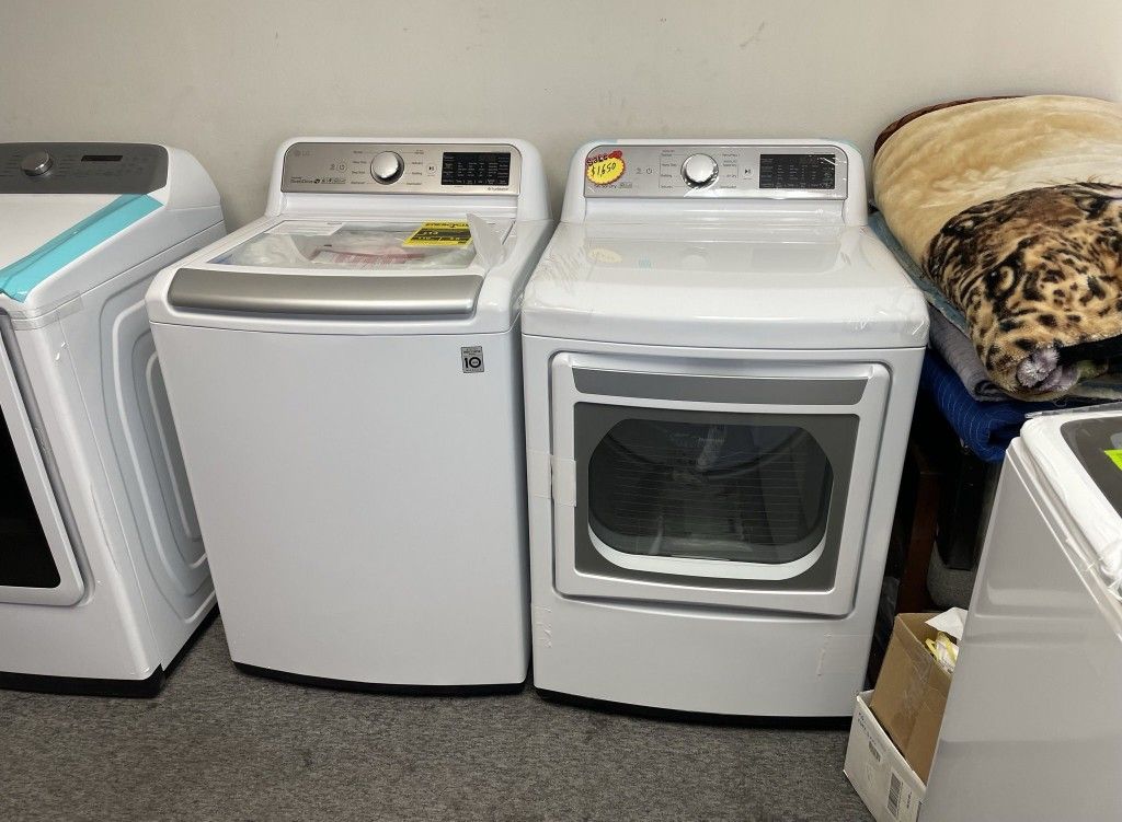 LG TOP LOAD WASHER AND  DRYER TDF