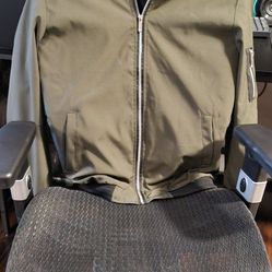 Men's Medium Slim Fit Lightweight Softshell Flight Bomber Jacket