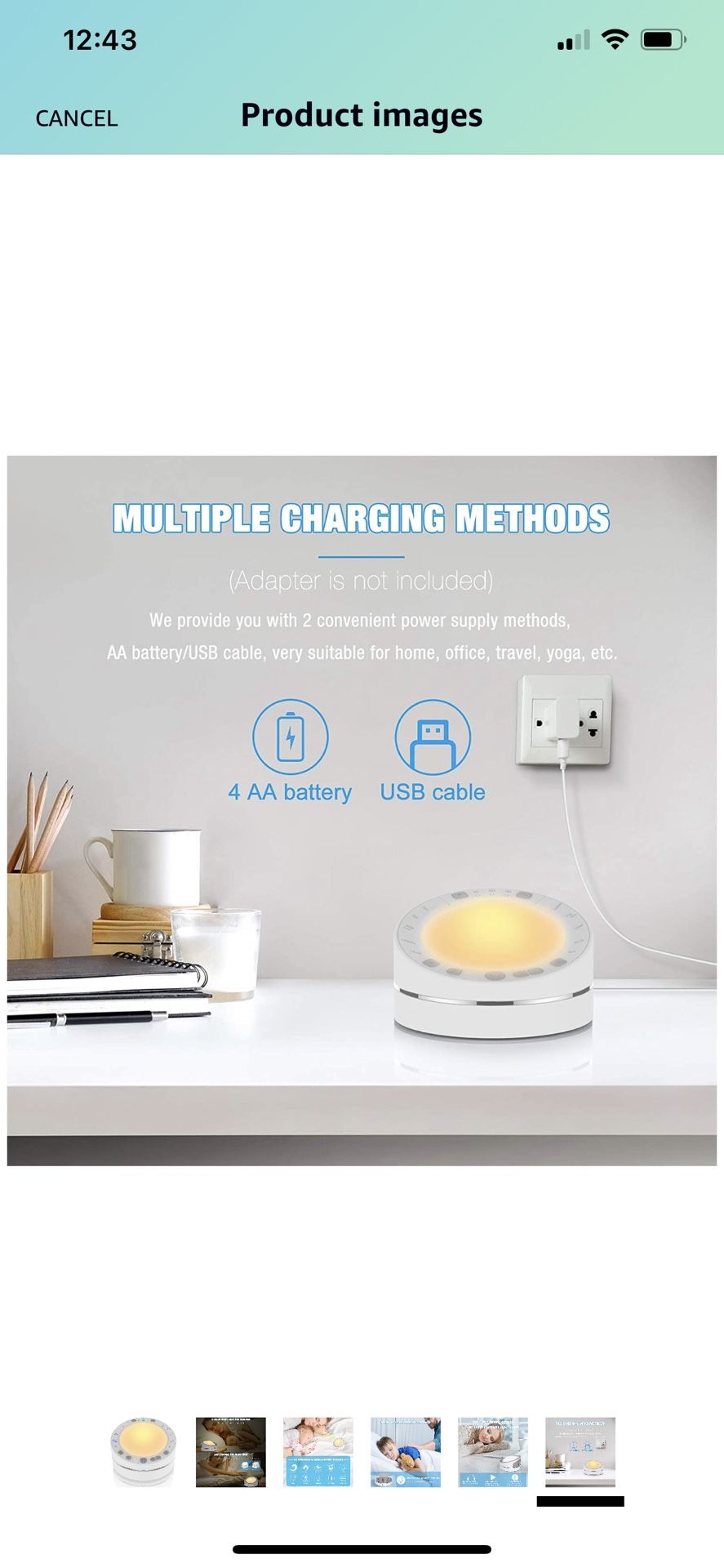 Brand New White Noise Machine for Sleeping