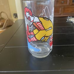 Vintage Ronald Mcdonald, 1977 Glass
