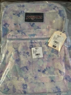 JanSport Mesh Backpack Color: Mystic Floral