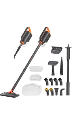 Steam Mop Cleaner with Detachable Handheld Steamer