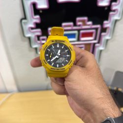 Yellow G-shock 