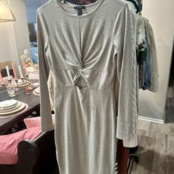 New Grey Dress Size L