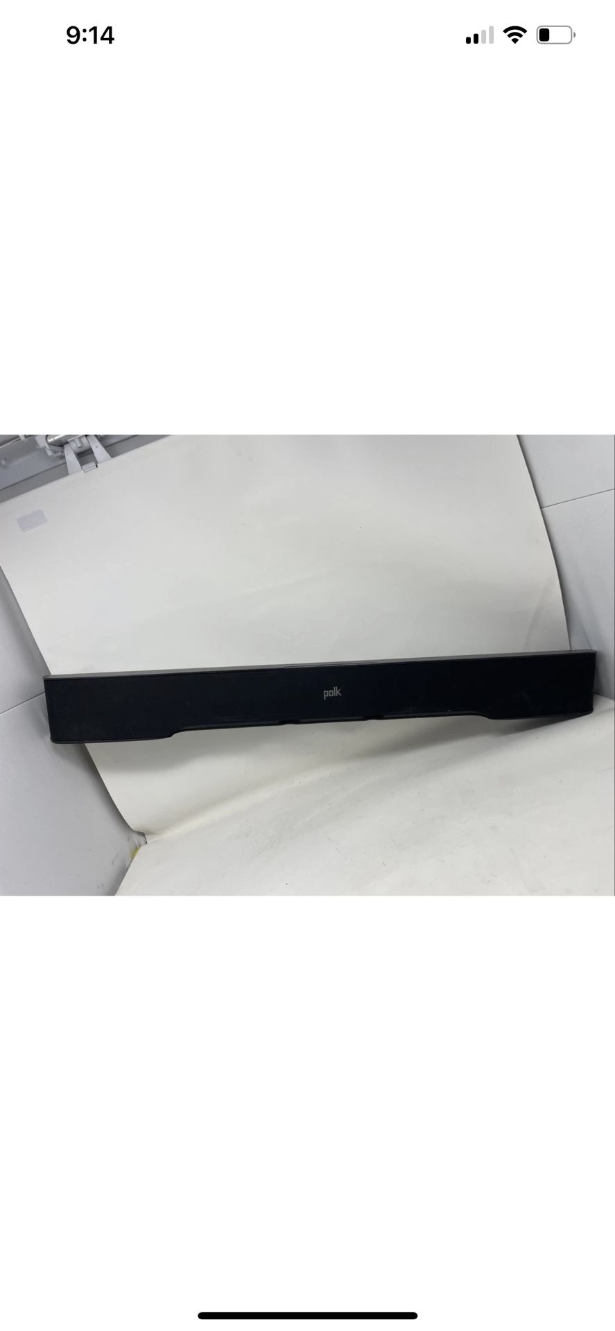 Polk FR1 Soundbar(Surround Sound, Bluetooth) Working Perfectly Only Soundbar
