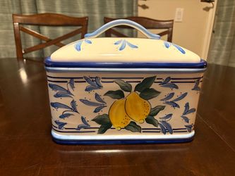 Inspirado Ceramic Lemon Cookie Jar