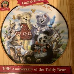 Plate Teddy Bear