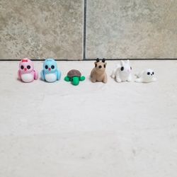 Mini 3D Printed Animals- Set of 6