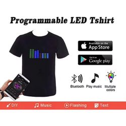 PROGRAMMABLE LED T SHIRTS