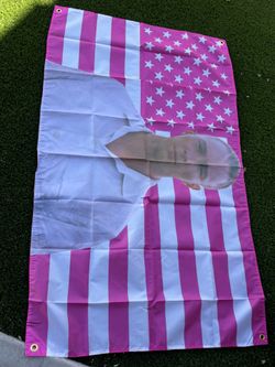 Drew Starkey American Pink flag bedroom Decor For Girls