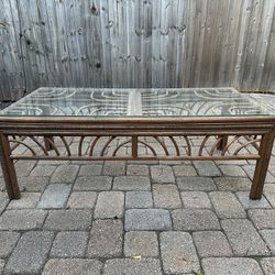 Rattan Outdoor Patio Table