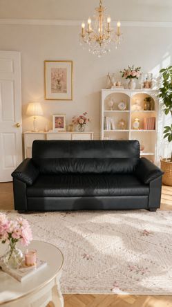 Black Leather couch
