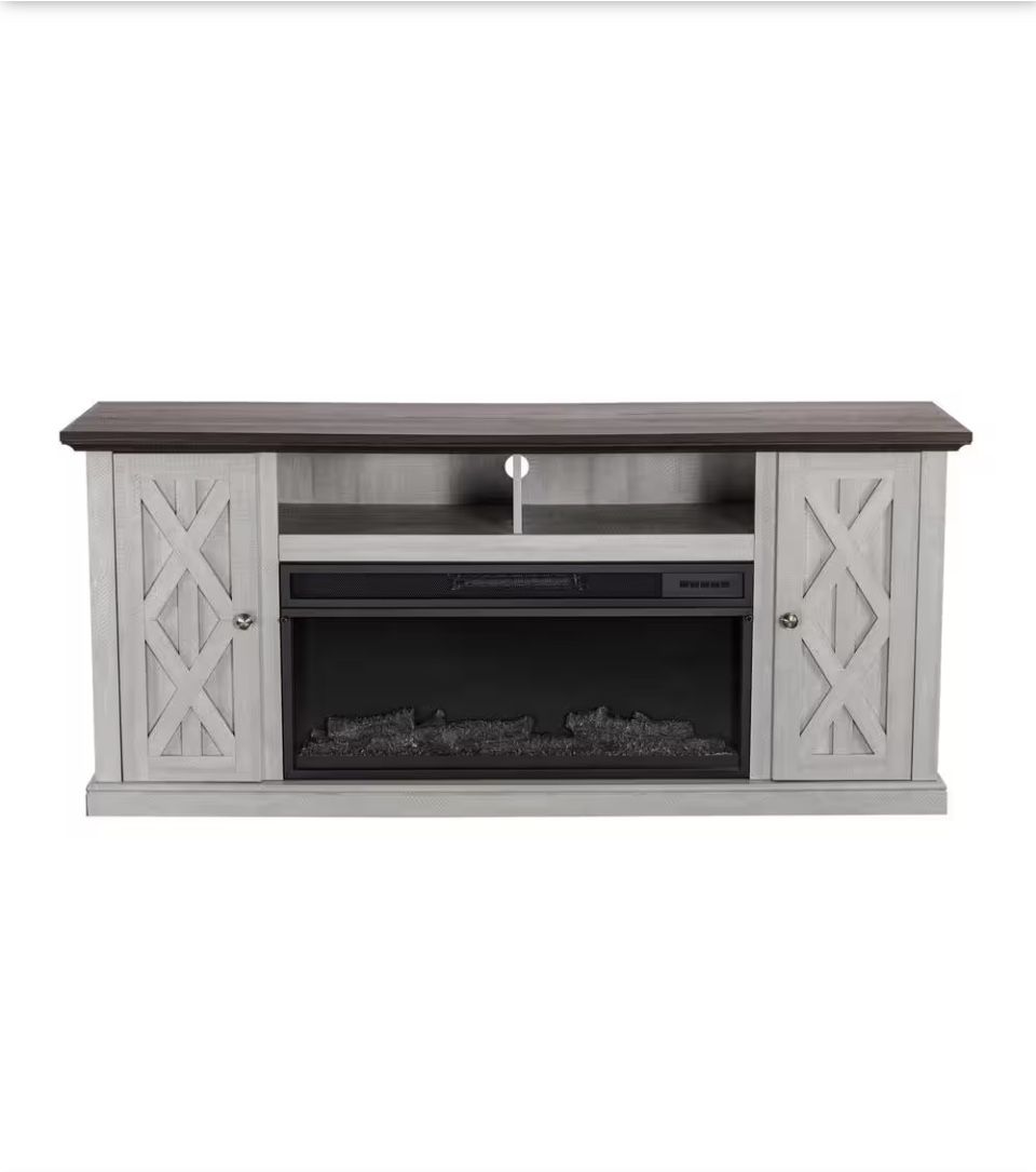 68” Electric Fireplace TV Stand