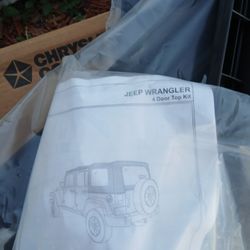 Jeep Wrangler 4 Door Top Kit New