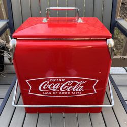Coca-Cola Vintage Cooler 1950s Red White 