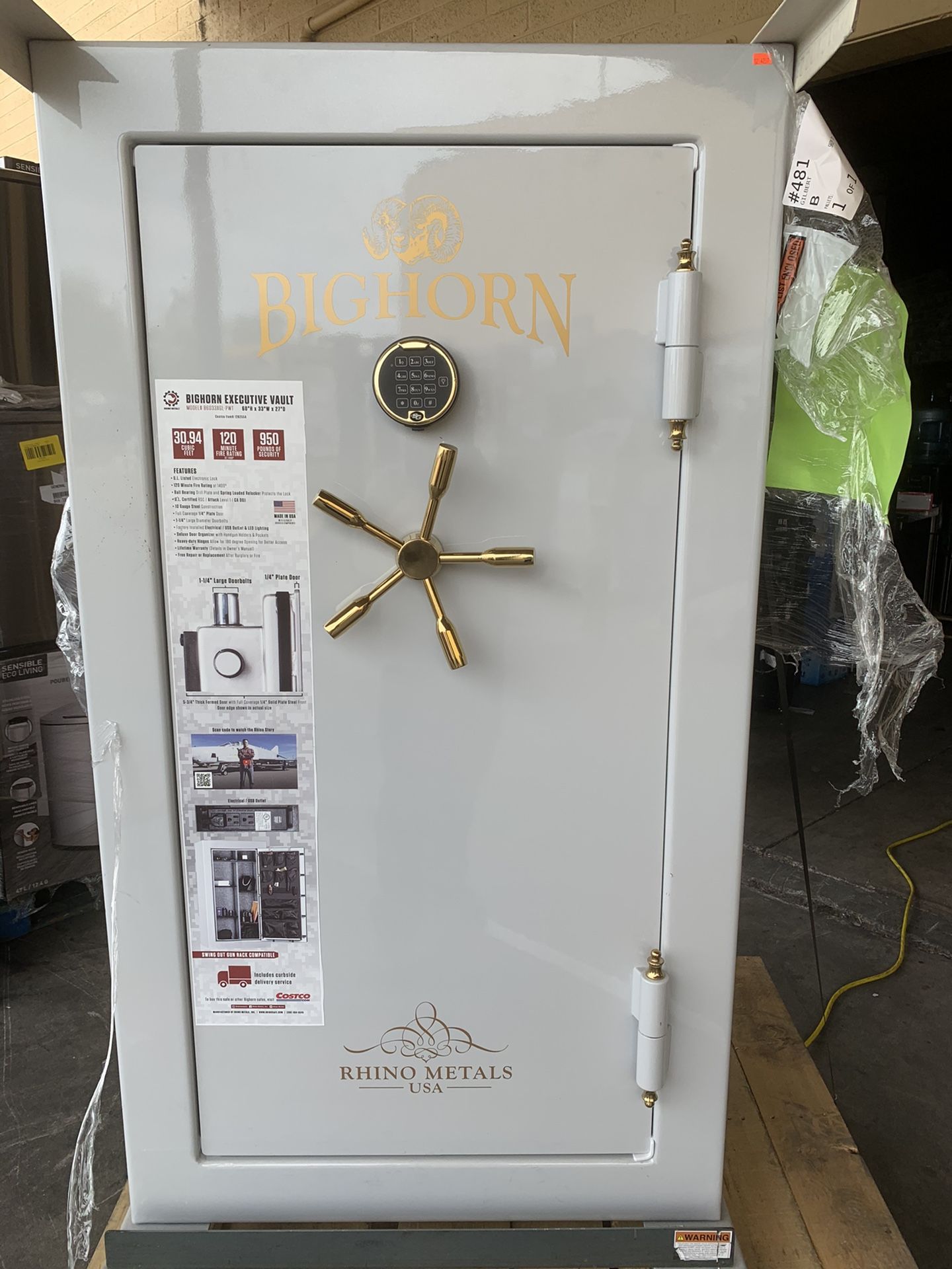 Brand New Bighorn 30.94 cu. ft. Executive Vault, 120 Minute Fire Rating