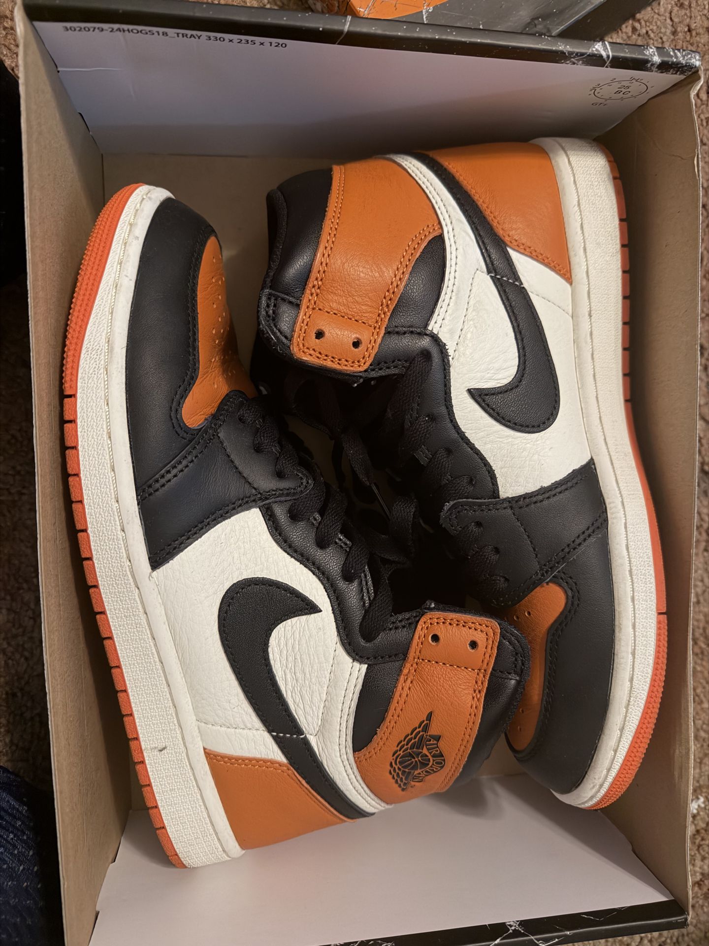 Jordan 1 shattered backboards size 10 mens