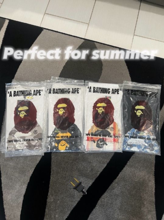 Bape Tees(Perfect For Summer)