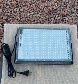 New 200W UV Black Light Floodlight Panel for Halloween & Glow & Neon Dance Party LED