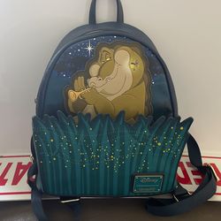 Louis and Ray Glow Loungefly Disney Mini Backpack Princess & Frog Disney 100 New