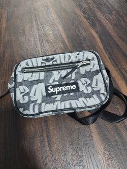 Supreme Fat Tip Jacquard Denim Waist Bag 