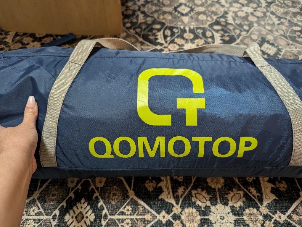 Qomotop Instant Cabin Tent With Half Fly