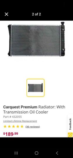 Carquest Premium Radiator: With Transmission Oil Cooler
