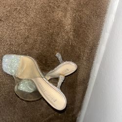 Clear Rhinestone Heels