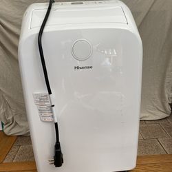 Hisense 7500-BTU DOE (115-Volt) White Vented Portable Air Conditioner with Remote Cools 400-sq ft
