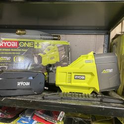 Ryobi Transfer Pump 18v Tool ONLY Comes With Power Cord 