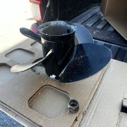 Mercury New OEM Spitfire 4 Blade Prop 13x17 Propeller 48-8M(contact info removed) For Parts. Not sure everything is included to install. Some wear. As