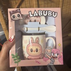 Labubu Tea Cup & Saucer
