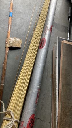 Phosphor bronze wire and gold plated, brass tubing