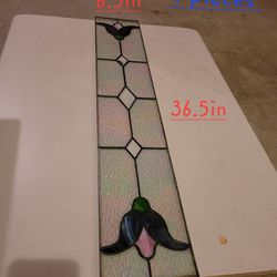 Stained Glass 6.5in x 36.5in 4 Pieces 