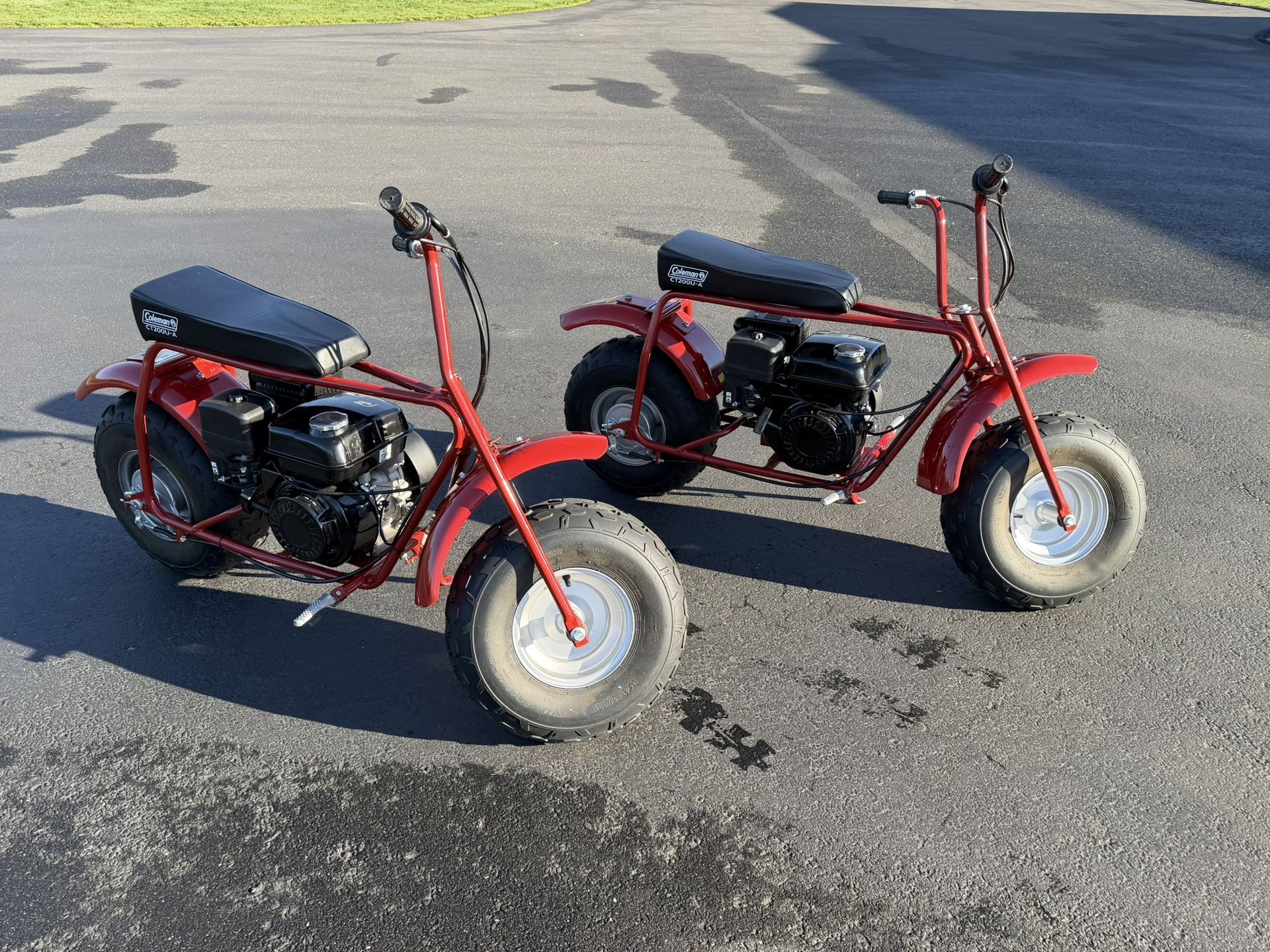 Coleman mini bikes (2) 